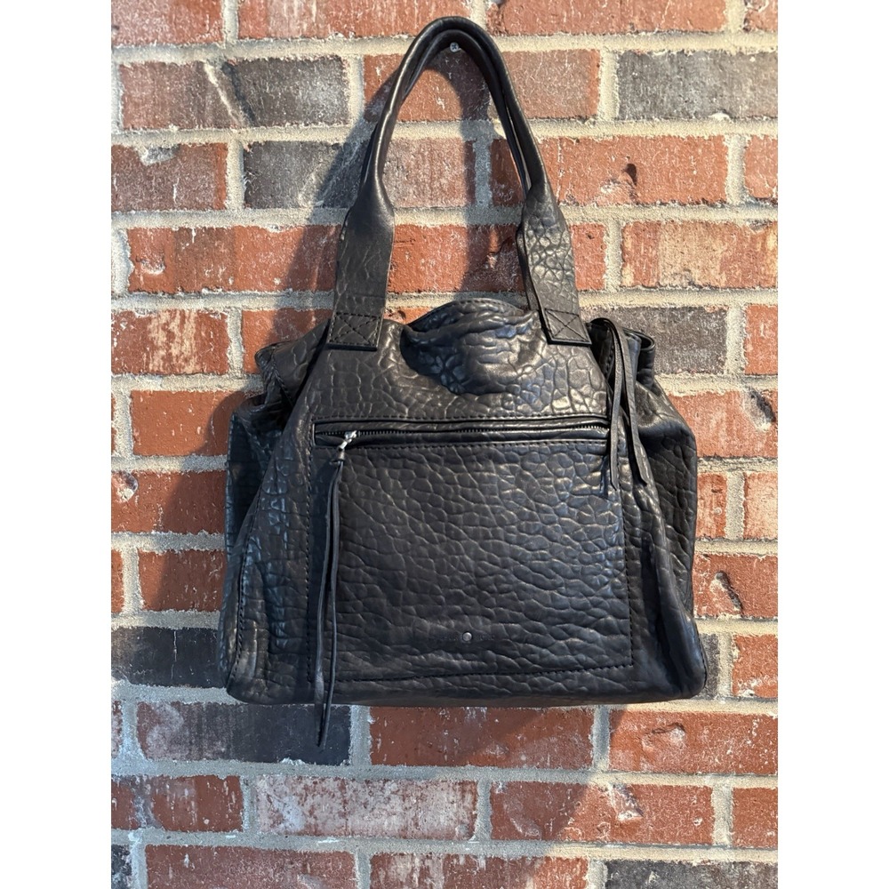 Treasure & Bond Black Leather Tote Bag - Excellent Condition